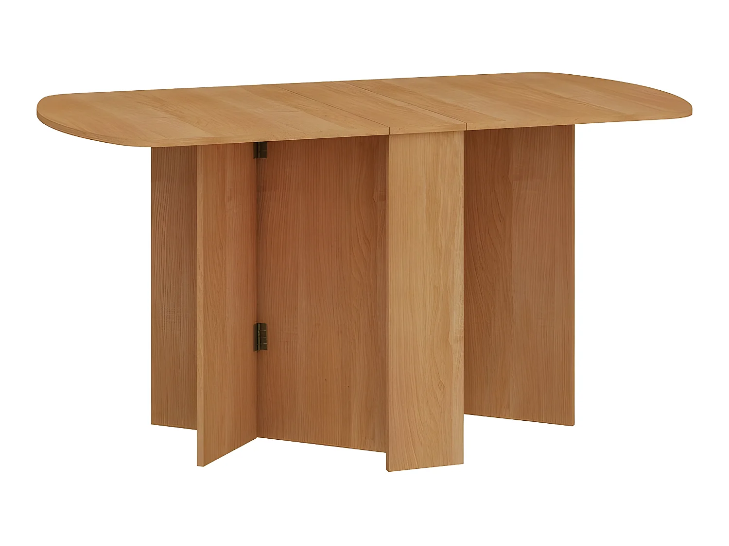 Table à manger ovale pliante Aulne 150x80cm modèle:HOMNI 2 Table pliable papillon