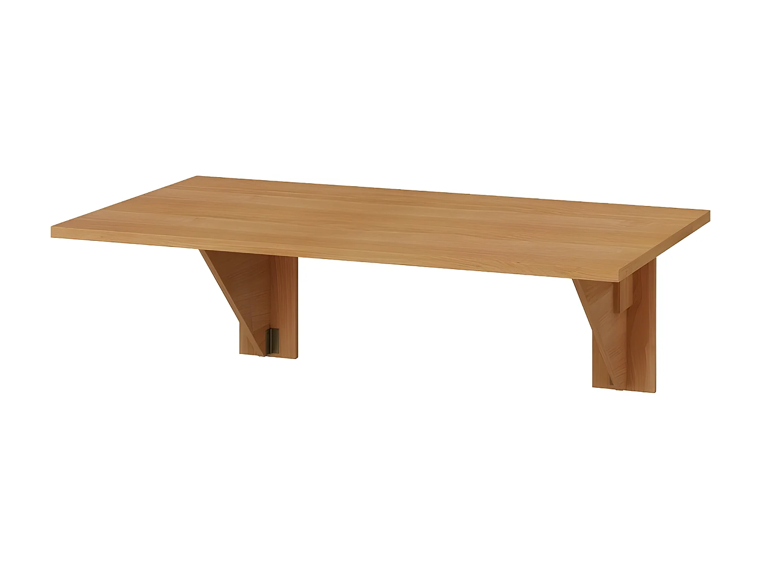 Table murale pliable étagère rabattable 130x70 Aulne Modèle: HOMNI 9 Table pliante