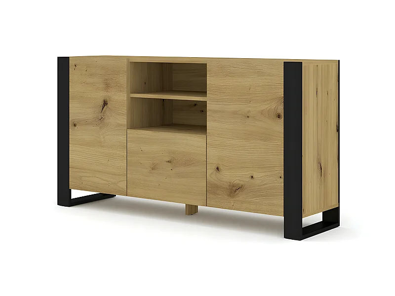 Commode de rangement Meuble Artisan 158x84x40cm MONDI Sideboard
