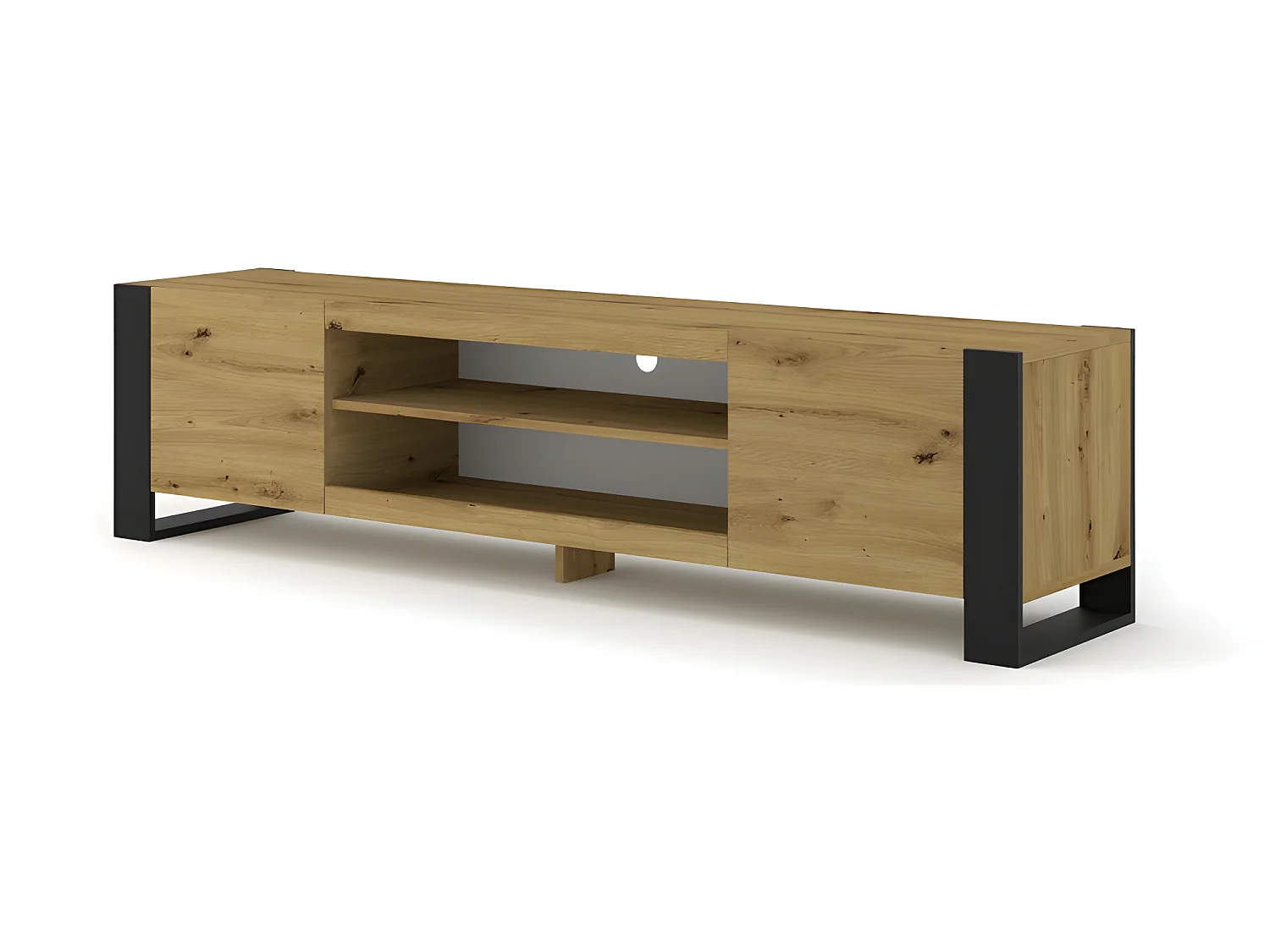 Ensemble de meubles muraux avec meuble TV avec 2 vitrines suspendue MONDI B