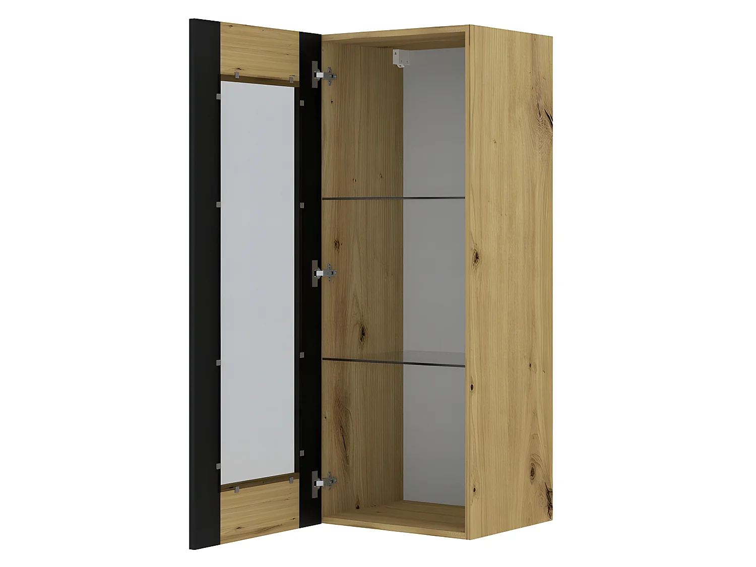 Ensemble de meubles muraux avec meuble TV avec 2 vitrines suspendue MONDI C