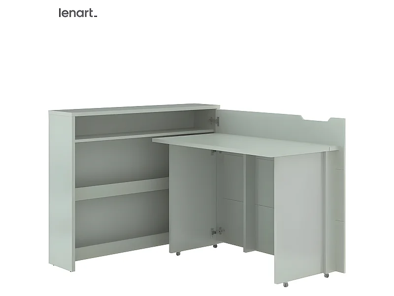Lenart Bureau extensible avec rangement 115cm OFFICE CONSUS CW01P Sauge droit