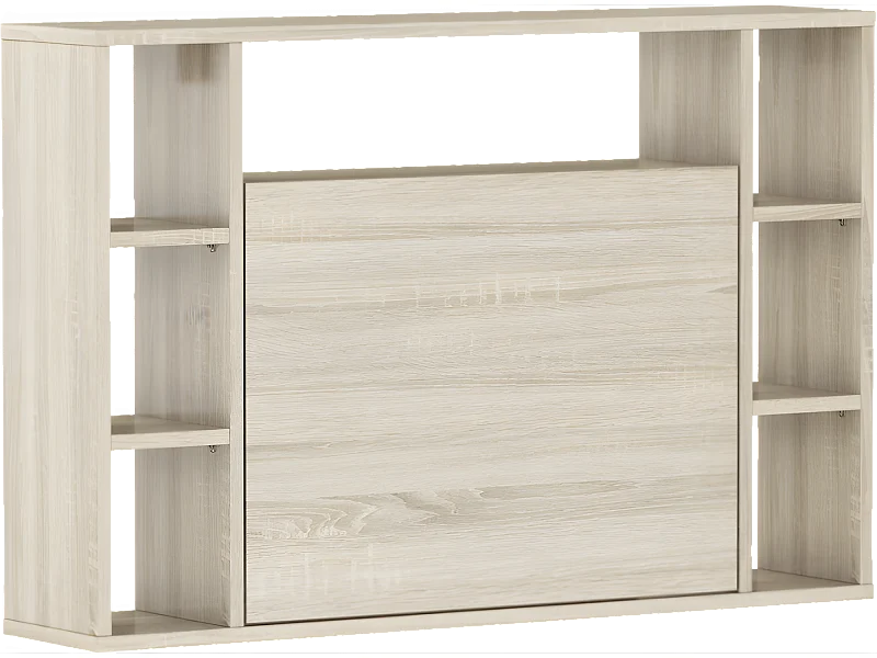 Table murale rabattable Bureau mural 94cmx62cmx20cm « Muse Chêne sonoma clair / chêne sonoma clair »