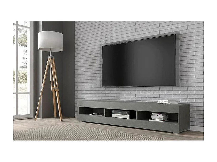 TV-meubel MANTA 160 hangend of staand betonlook