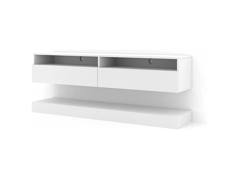 Pared TV 2 puertas 160 cm Vega Blanco