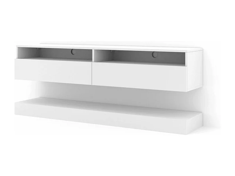 TV de parede com 2 portas 160 cm Vega Branco