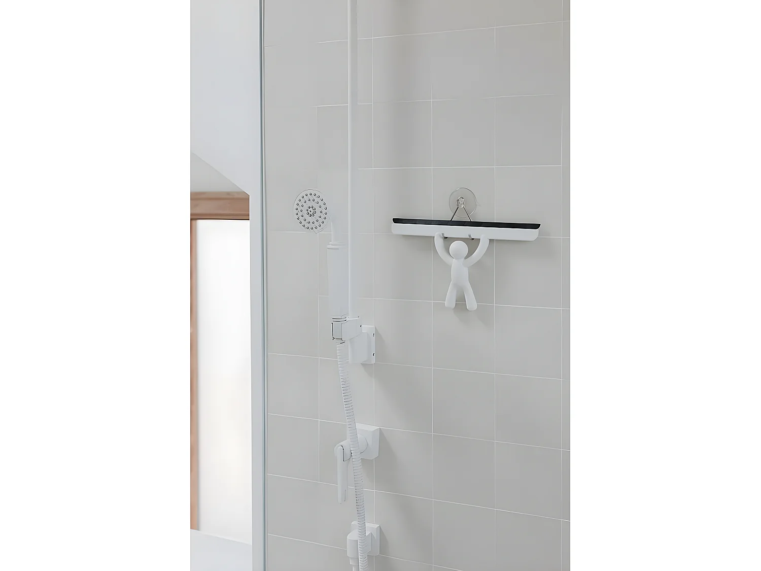 Spazzola per doccia Buddy Bianco