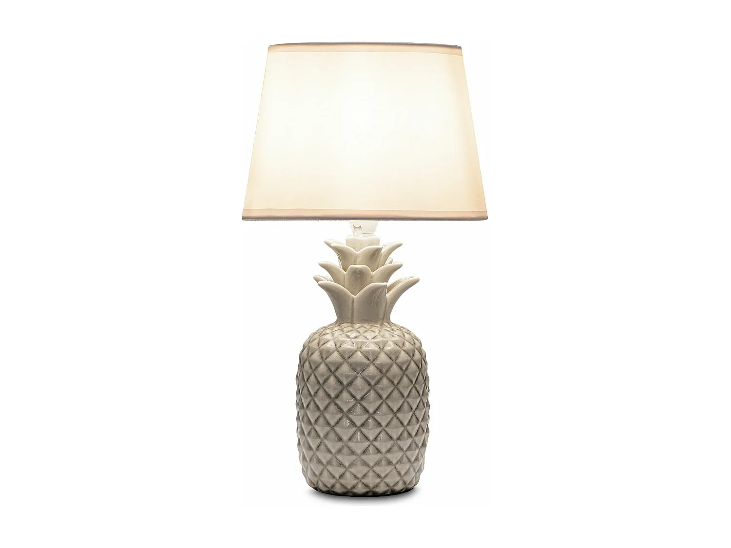 Ananas Tischlampe - Weiß - AREDI