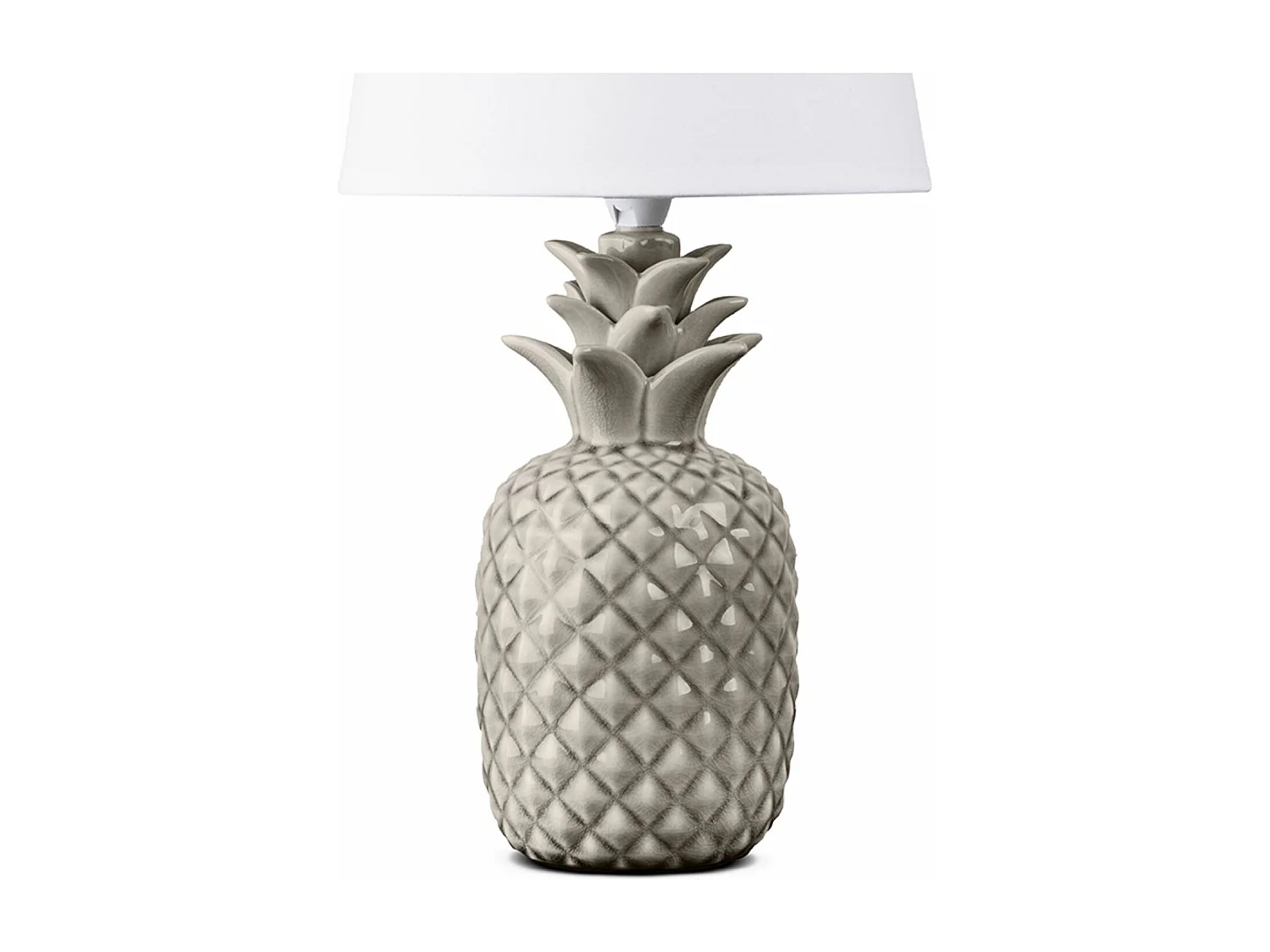 Ananas Tischlampe - Weiß - AREDI