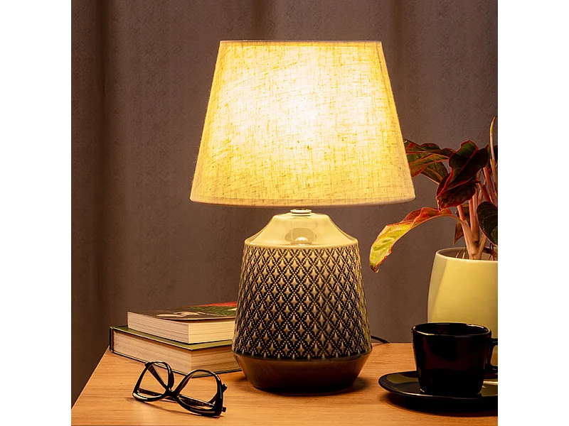 Tischlampe - Beige/Marine - SOPI
