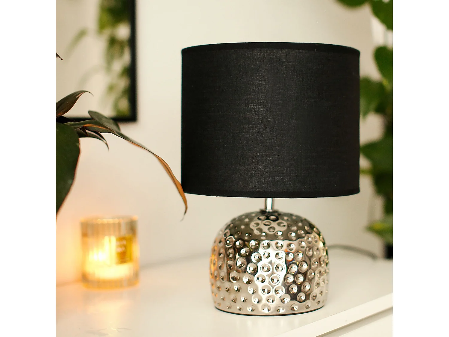 Tischlampe - Silber - FRAGI