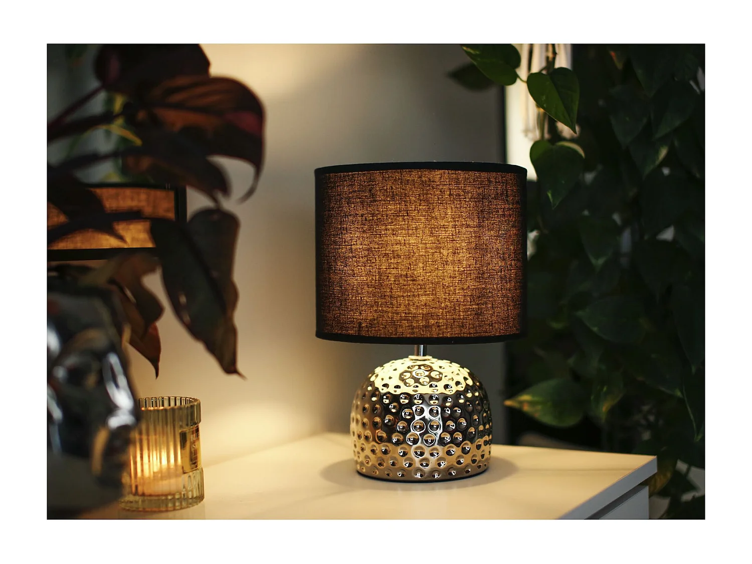 Tischlampe - Silber - FRAGI