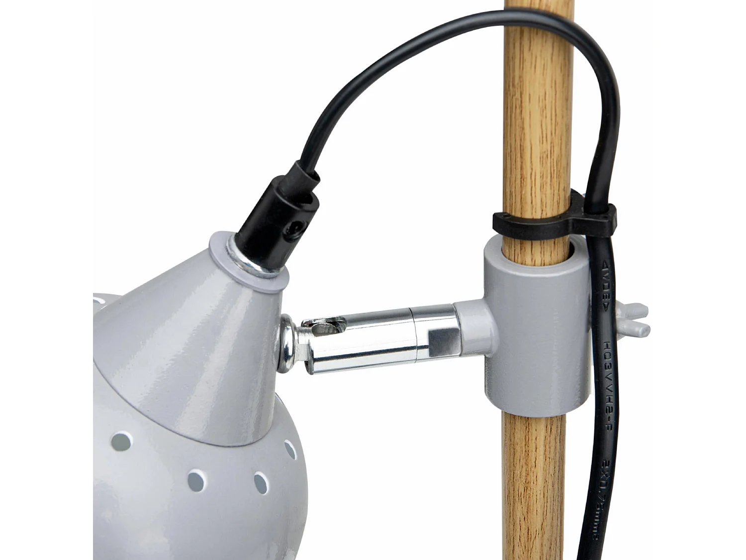 Elegante Tischlampe 2-er Set - Grau - HALI