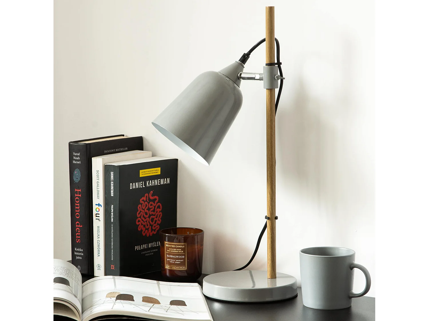 Tischlampe - Grau - HALI