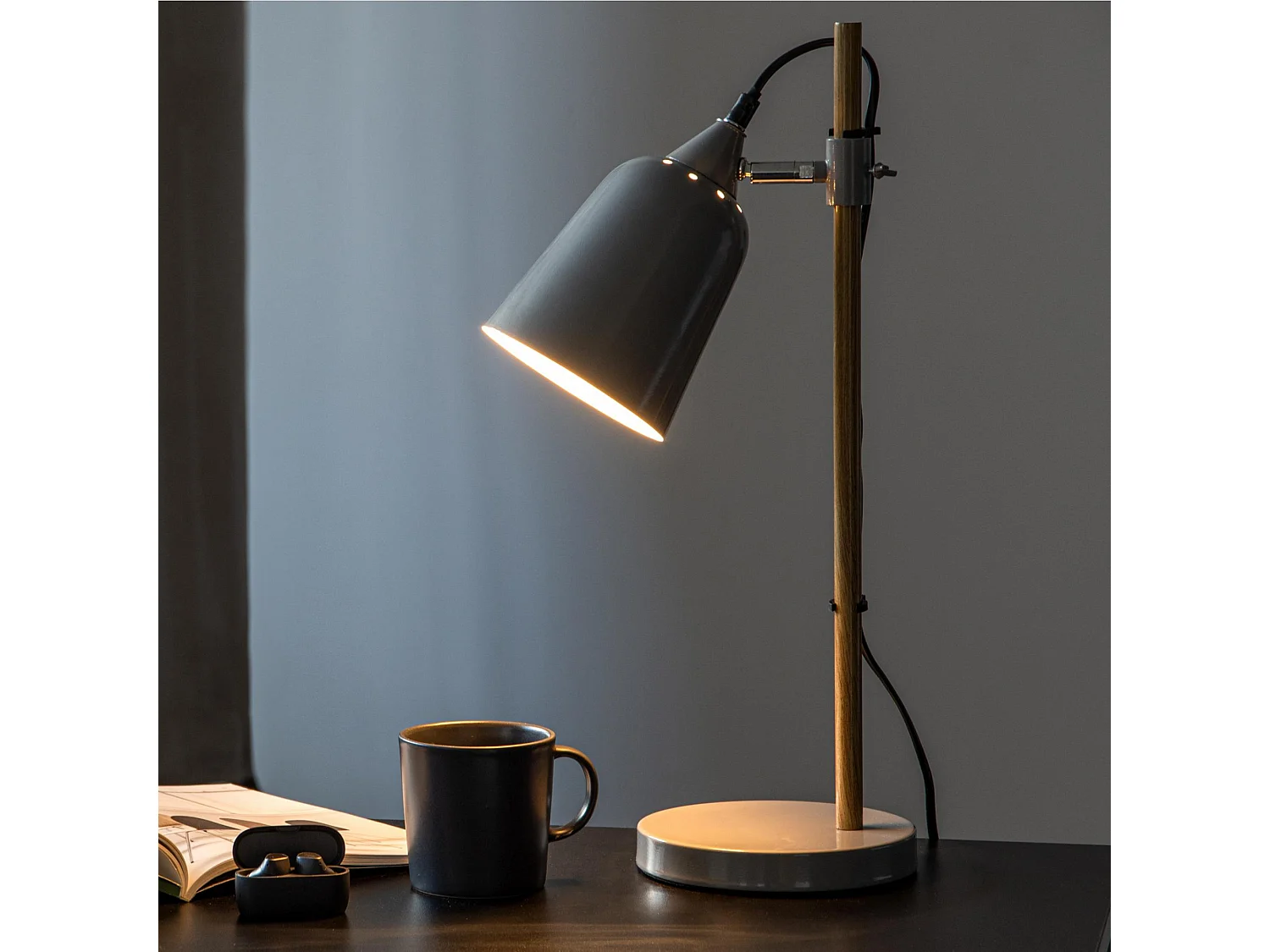 Tischlampe - Grau - HALI