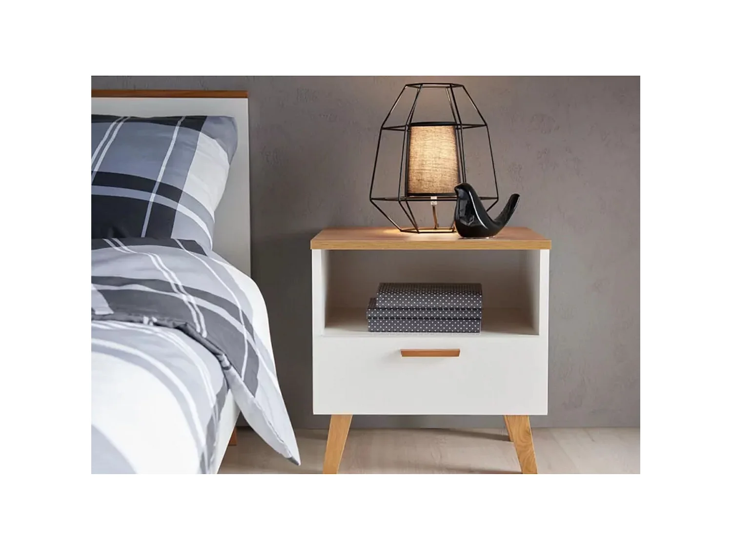 Tischlampe - Schwarz - MERLI