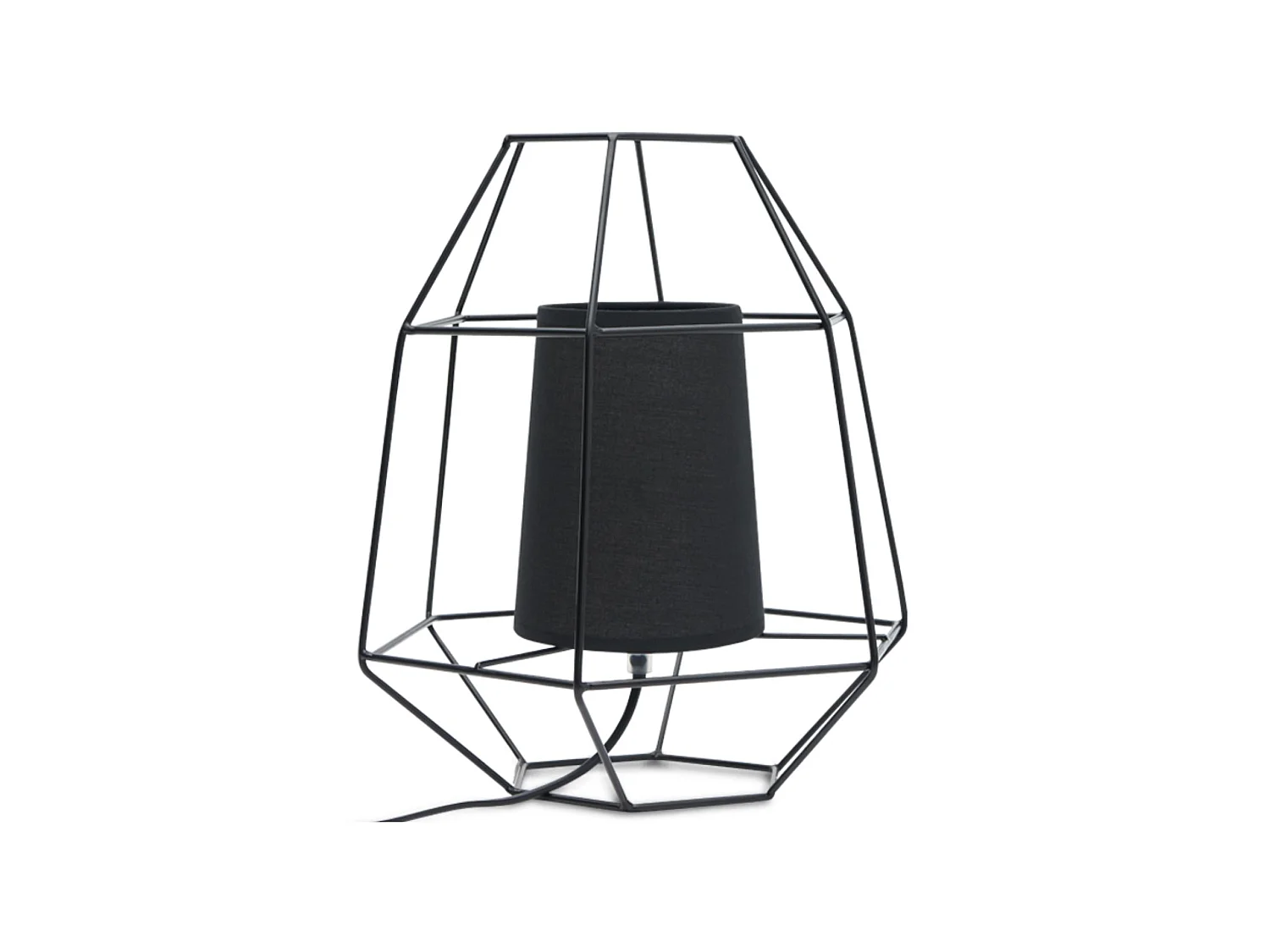 Tischlampe - Schwarz - MERLI