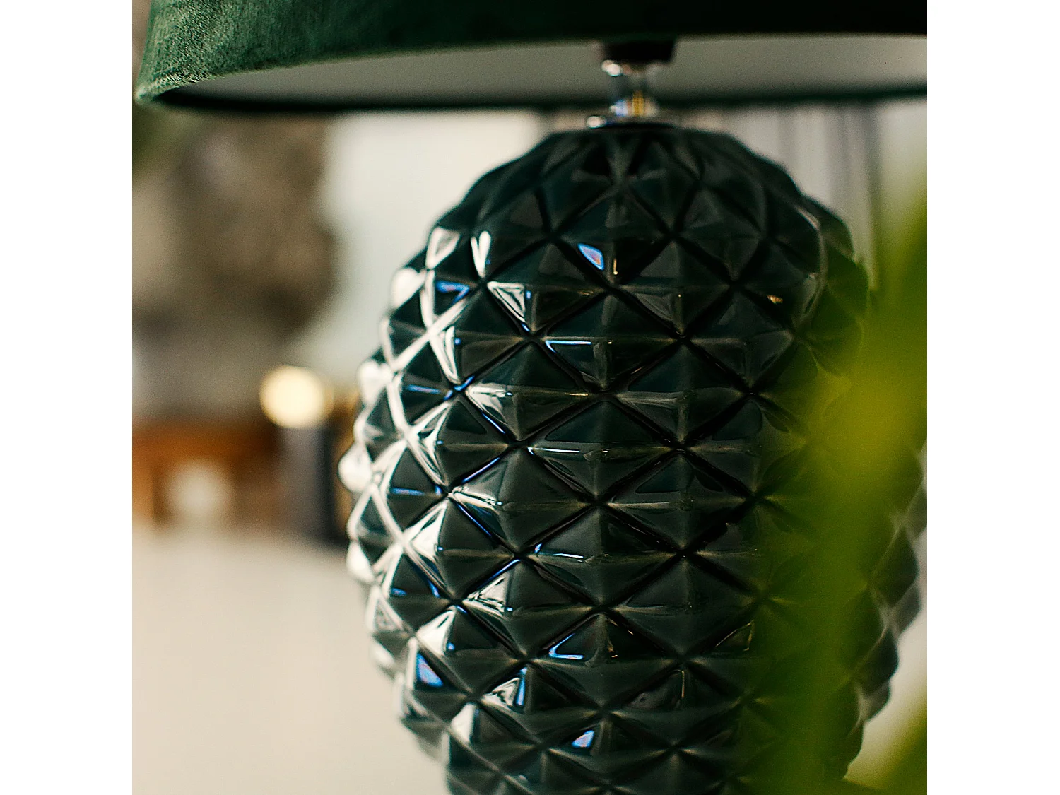 Tischlampe - Grün - FRUCTU