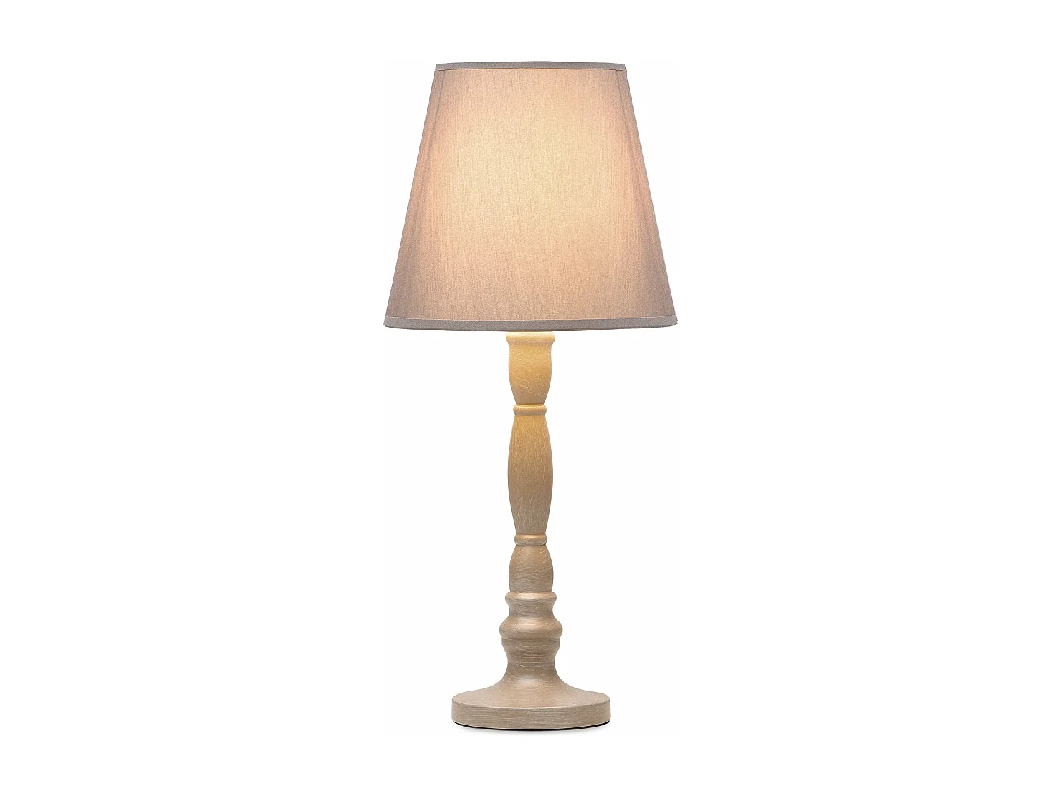 Klassische Tischlampe - Beige - GITTA