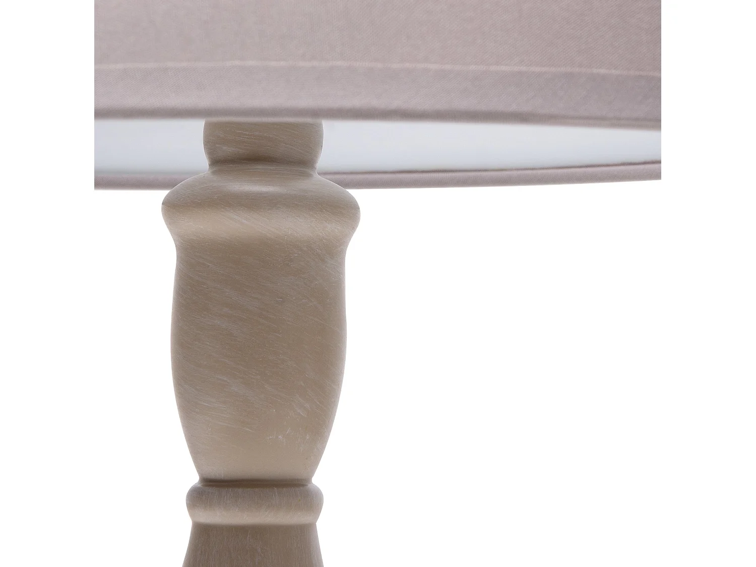 Klassische Tischlampe - Beige - GITTA