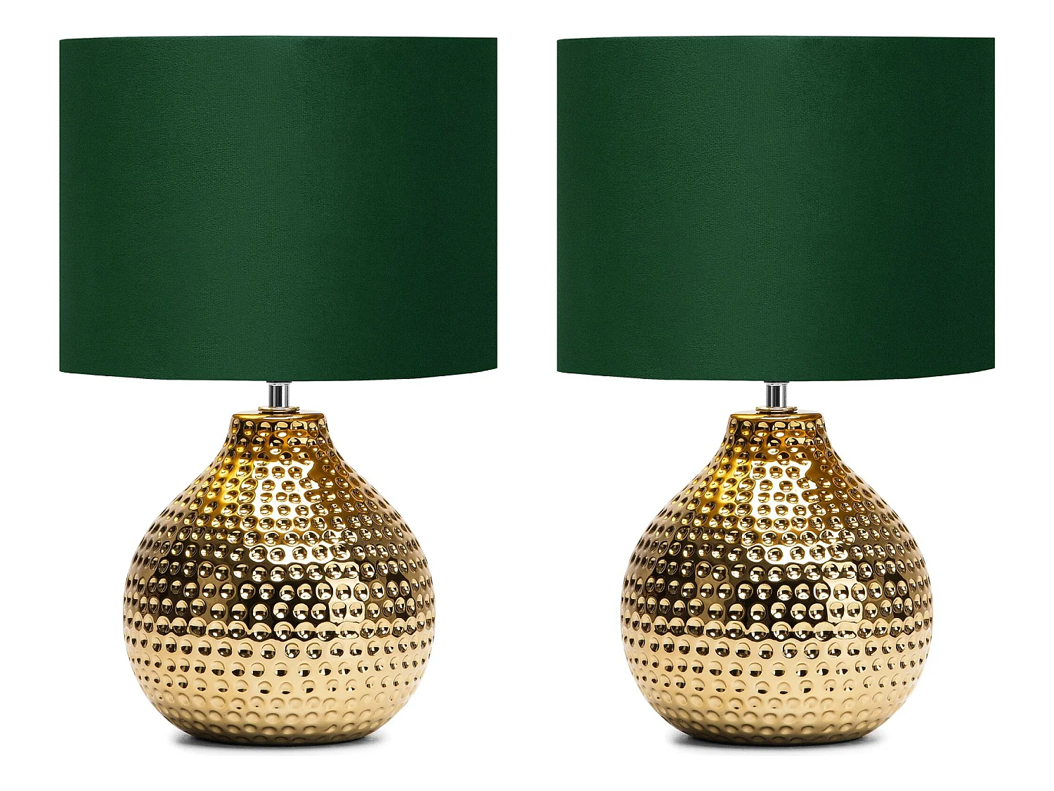 Elegante Tischlampe 2-er Set - Gold - NIPER