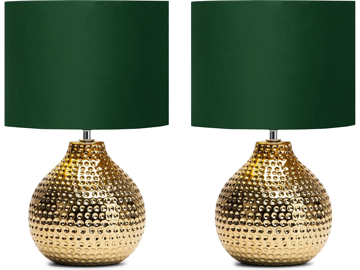 Elegante Tischlampe 2-er Set - Gold - NIPER