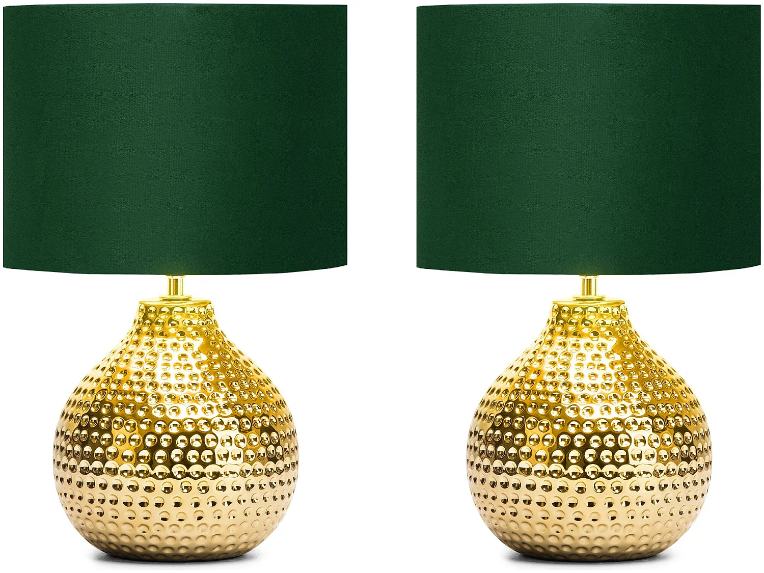 Elegante Tischlampe 2-er Set - Gold - NIPER