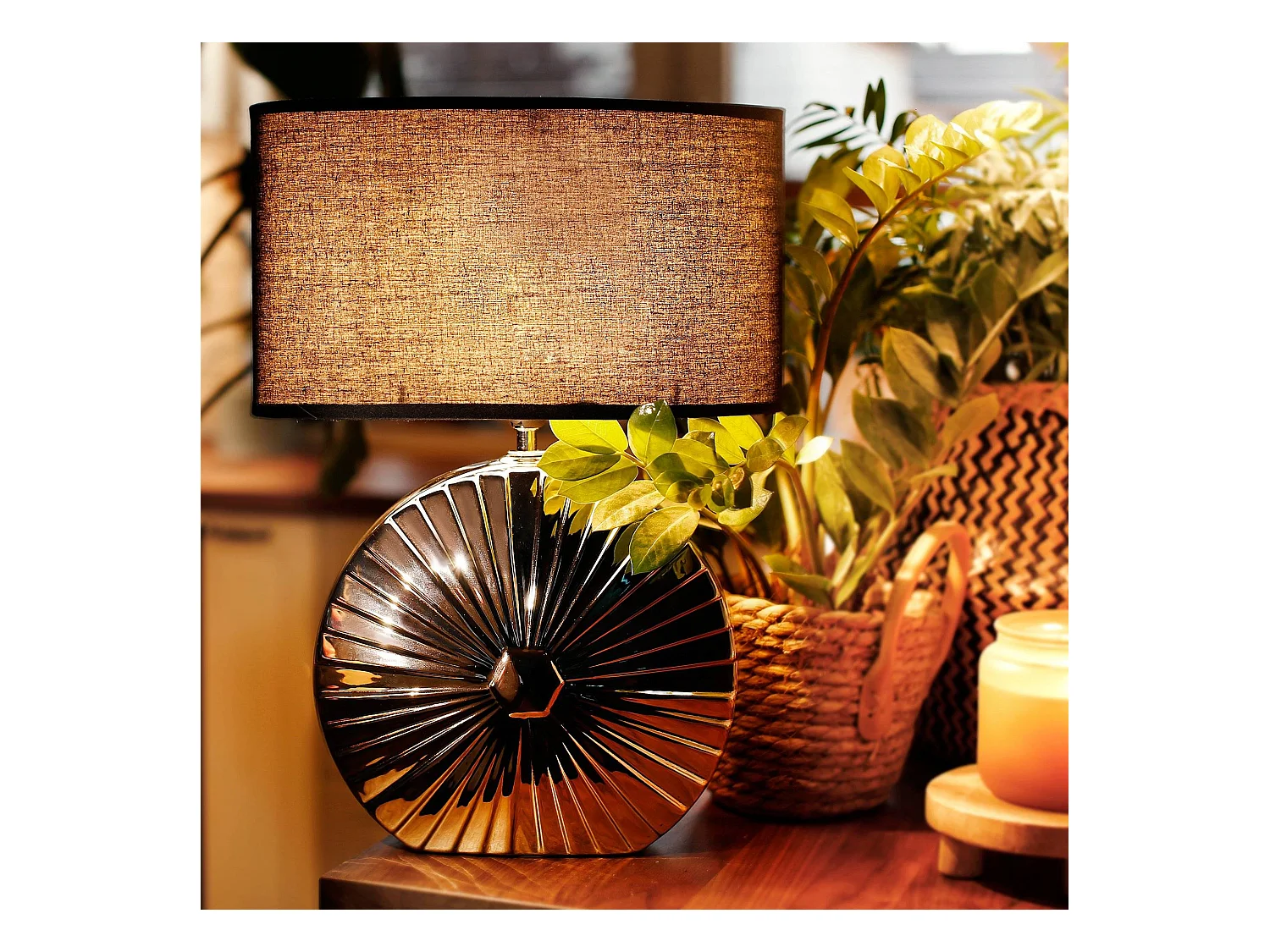 Tischlampe 2-er Set - Silber - RITIM