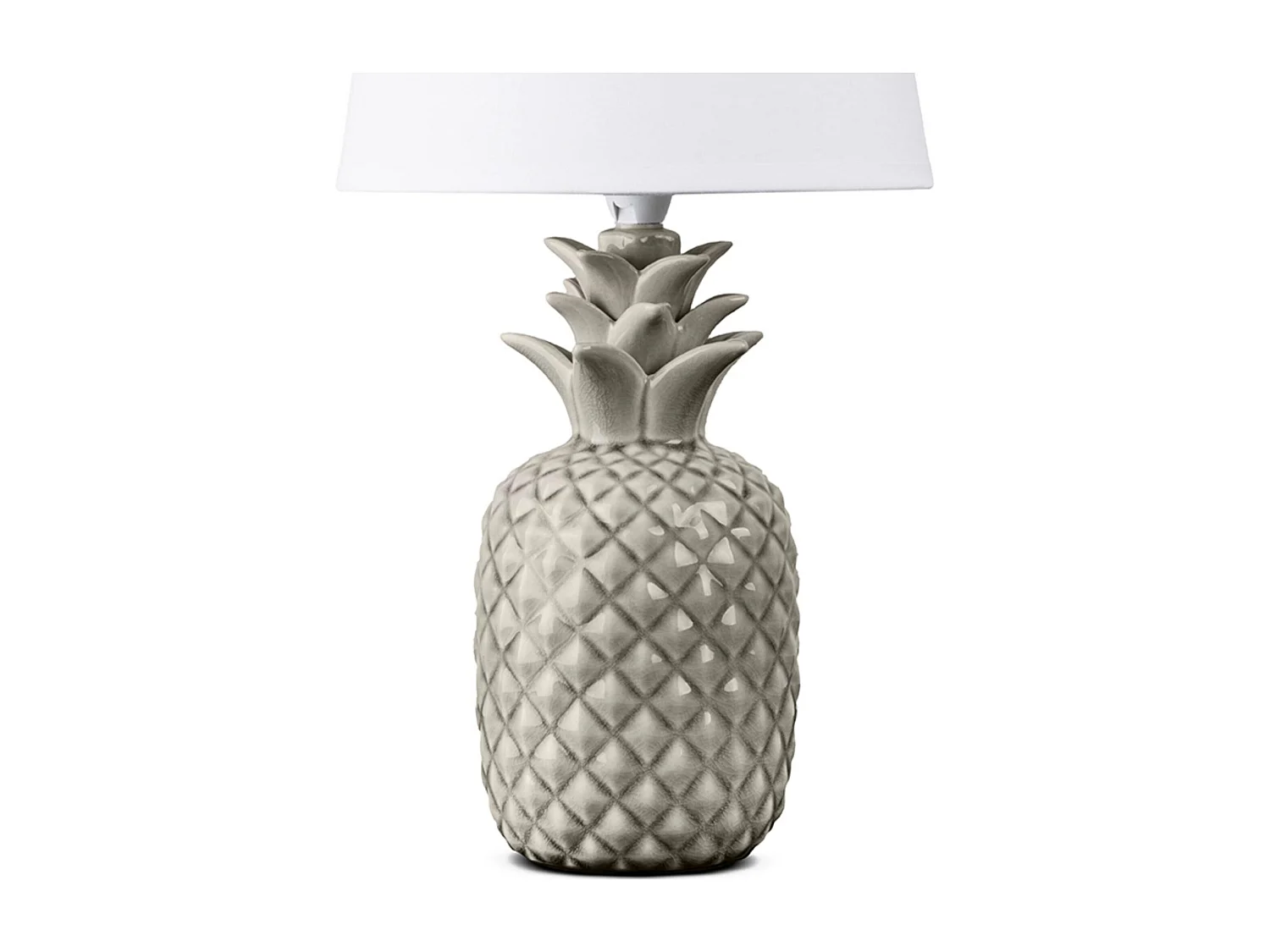 Ananas Tischlampe 2-er Set - Weiß - AREDI