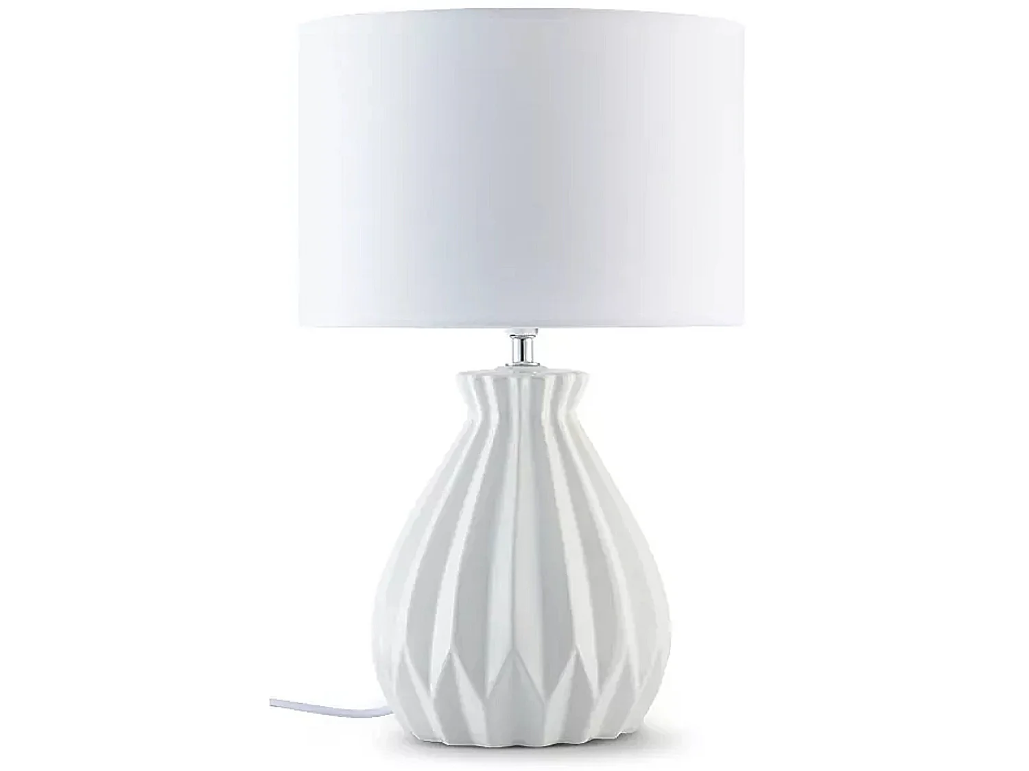 Tischlampe - Weiß - FABO