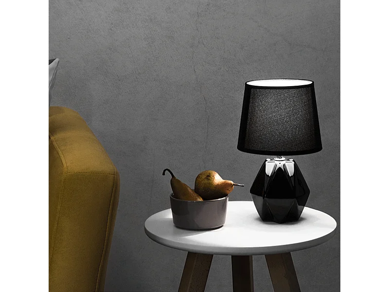 Tischlampe - Schwarz - FABO