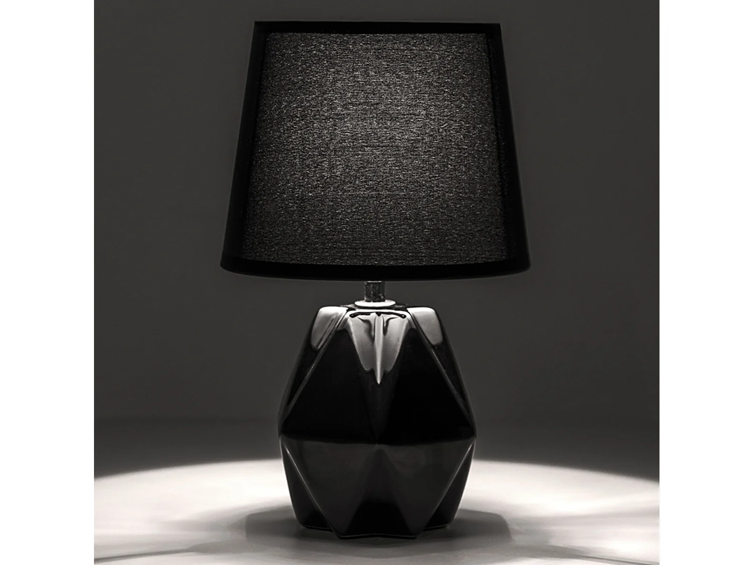 Tischlampe - Schwarz - FABO