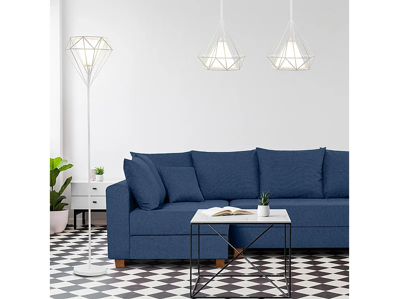 Hängelampe im skandinavischen Stil 2-er Set - Weiß - ACOS