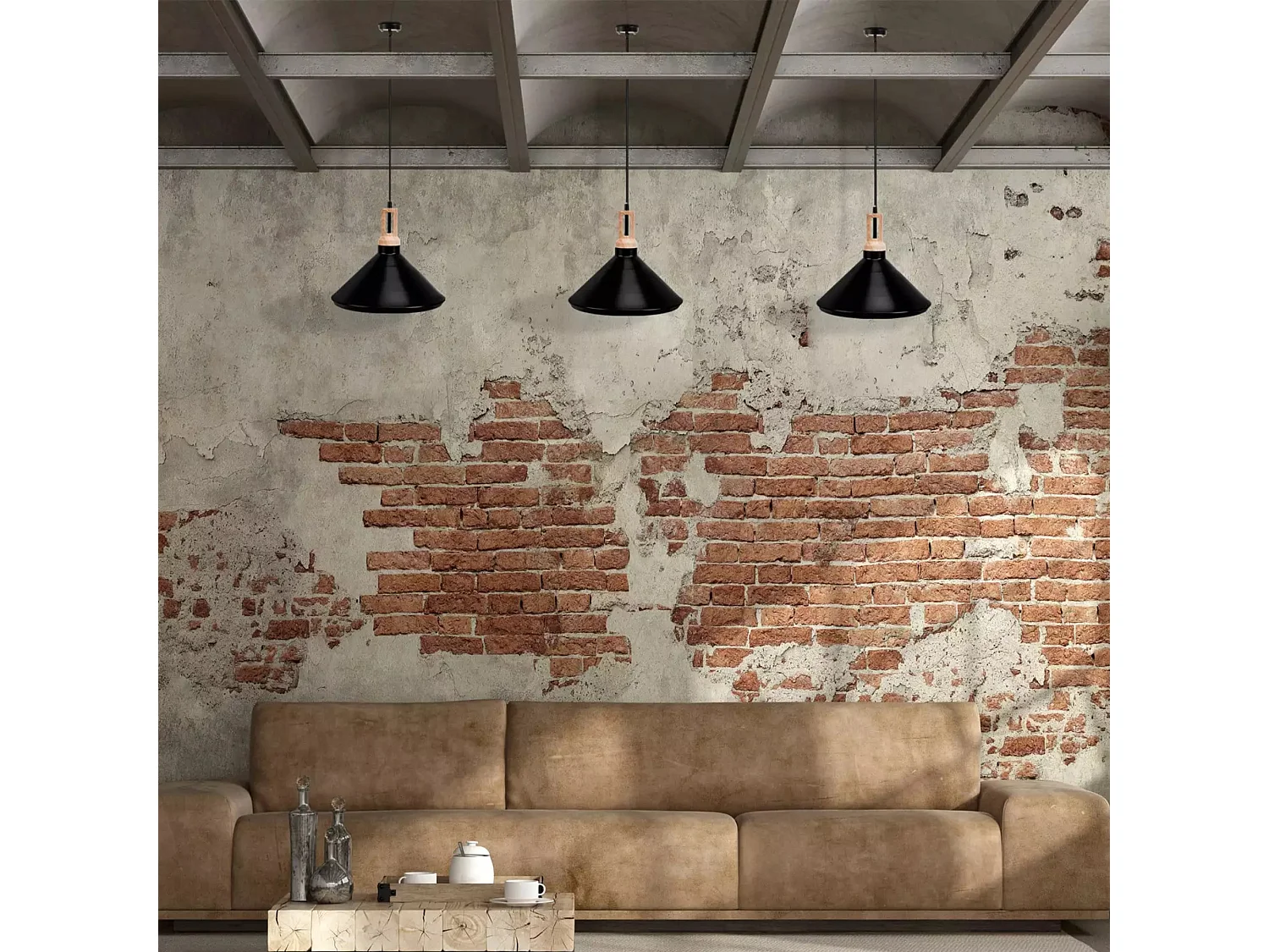 Hängelampe - Schwarz - TRIAN