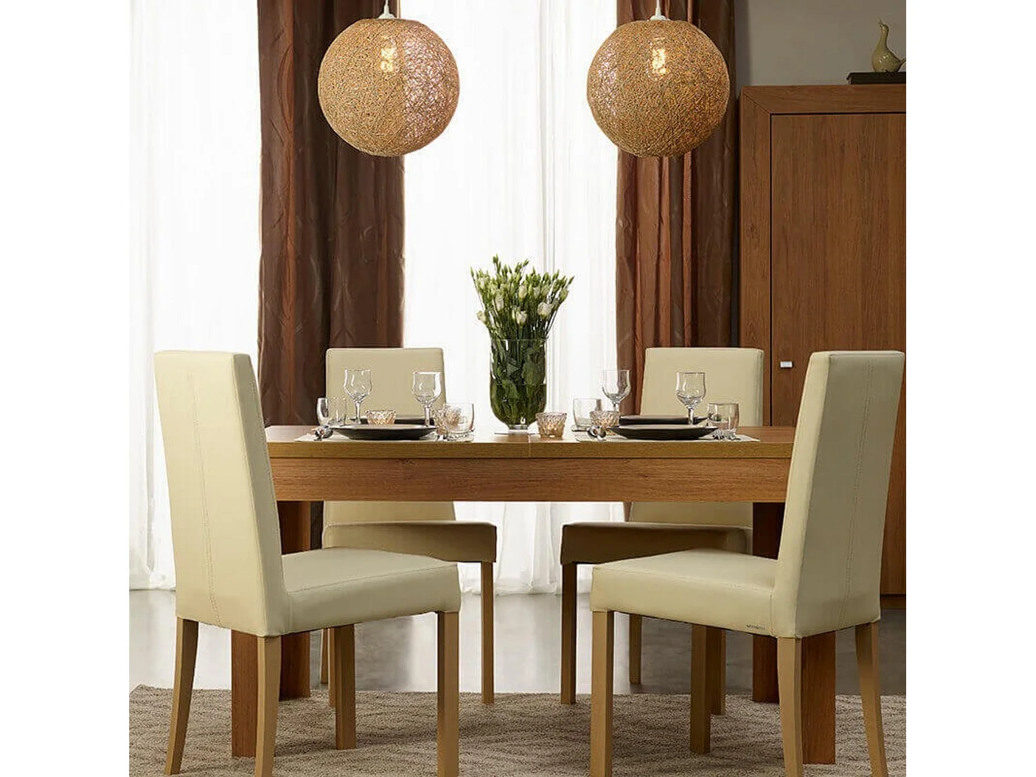 Hängelampe - Weiß - BRASSI