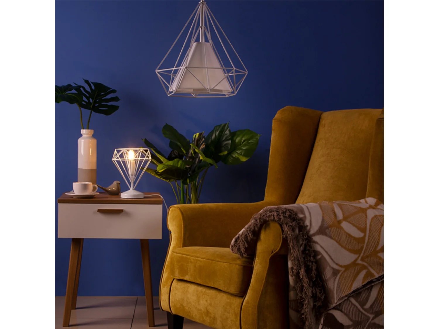 Hängelampe - Weiß - ACOS