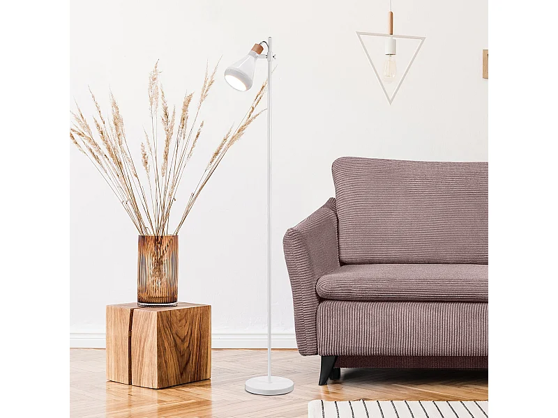 Stehlampe im skandinavischen Stil 2-er Set - Weiß - CORTODI