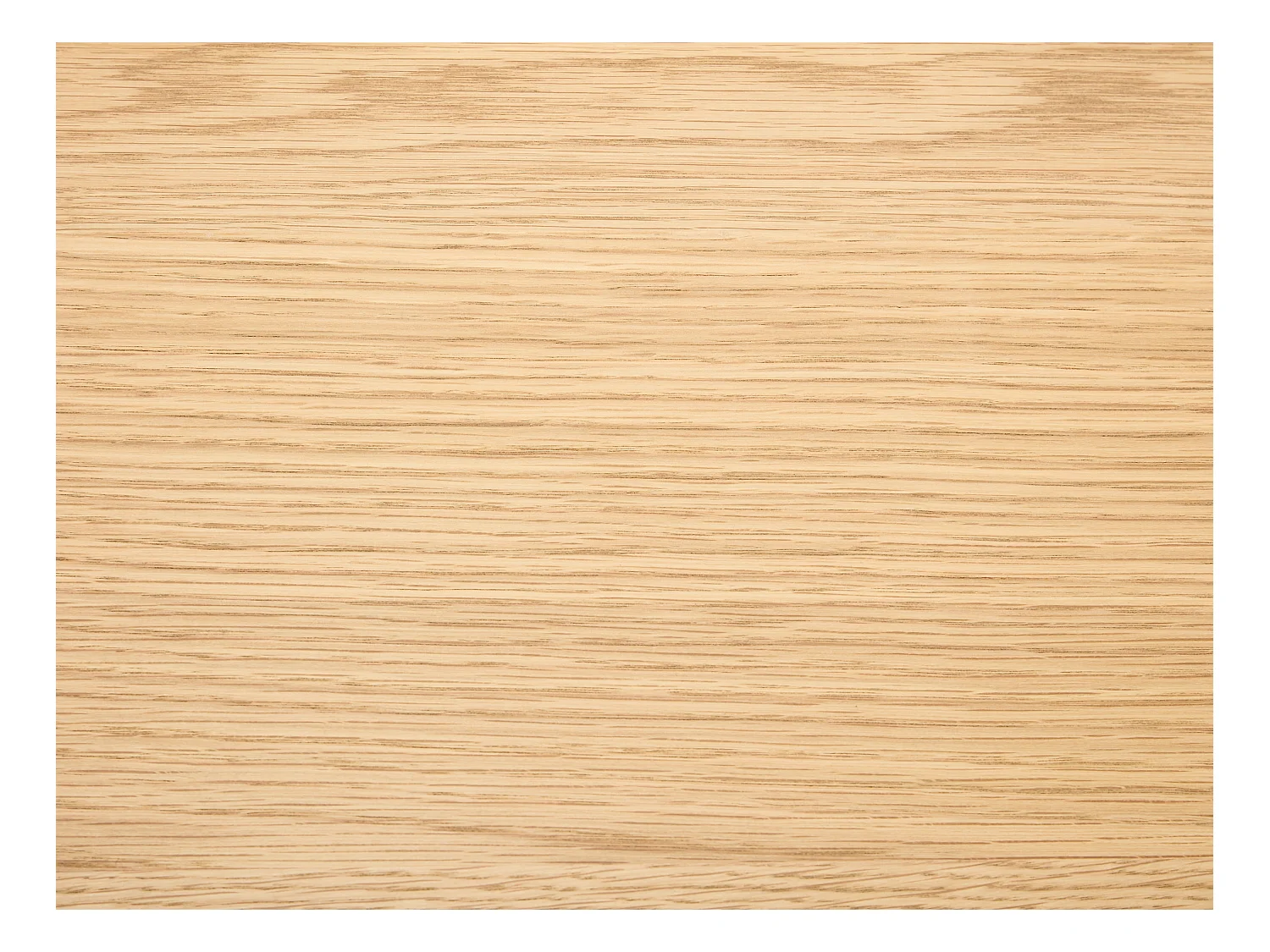 Bureau avec 1 tiroir - Placage chêne - Coloris : Naturel et noir - CARDIONA