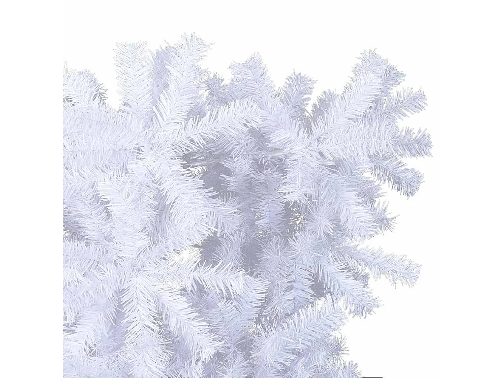 Sapin de Noël artificiel renversé avec support Blanc 210 cm