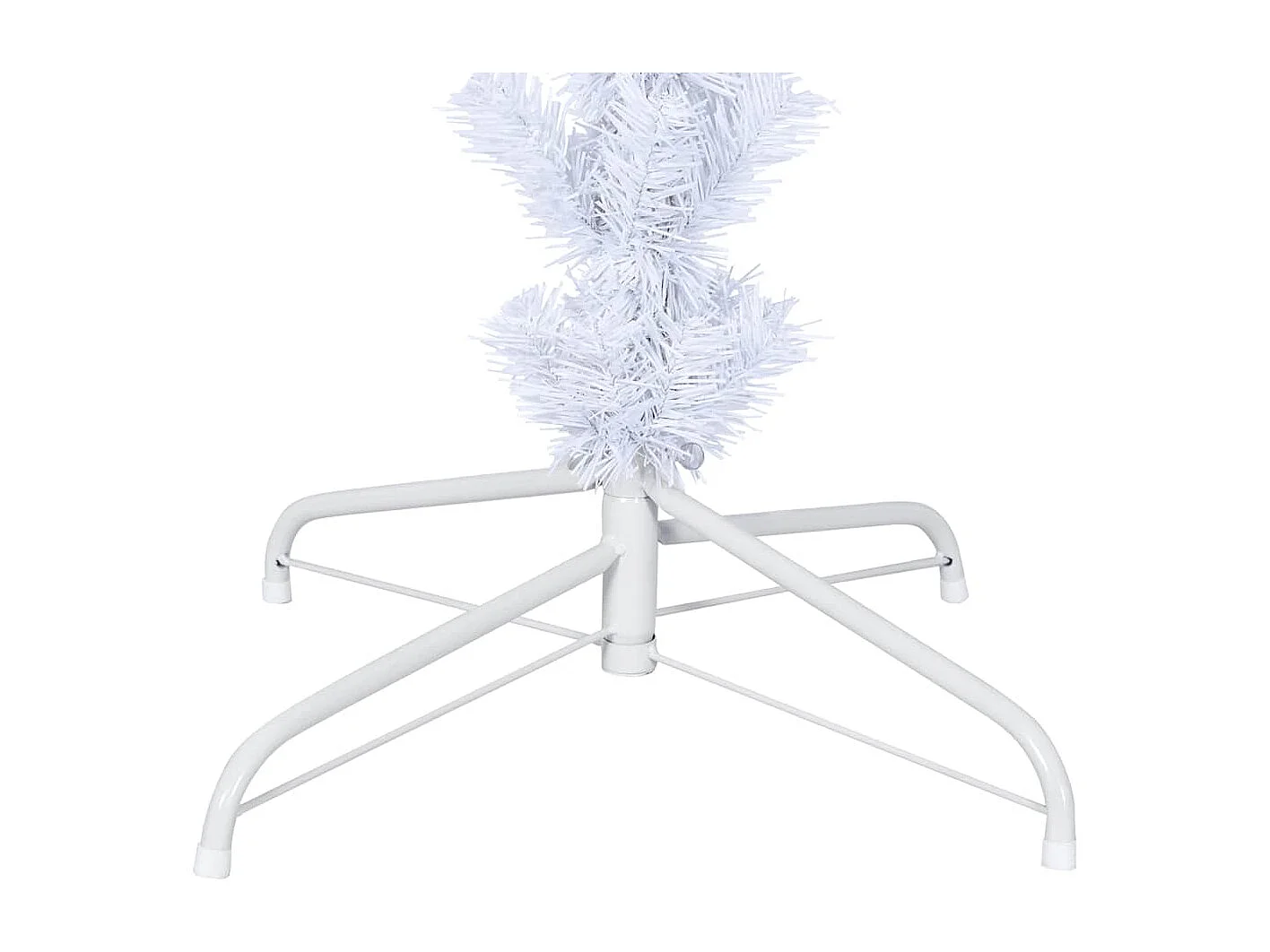Künstlicher Weihnachtsbaum mit Ständer Umgekehrt Weiß 210 cm