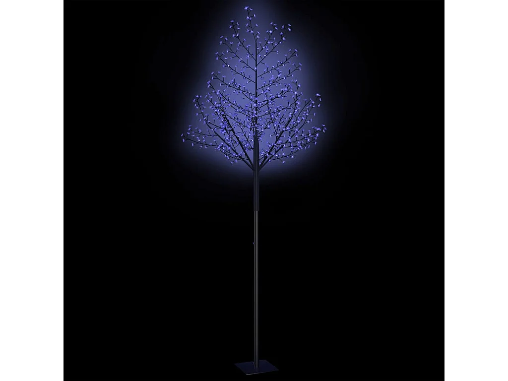 Sapin de Noël 600 LED bleues Cerisier en fleurs 300 cm