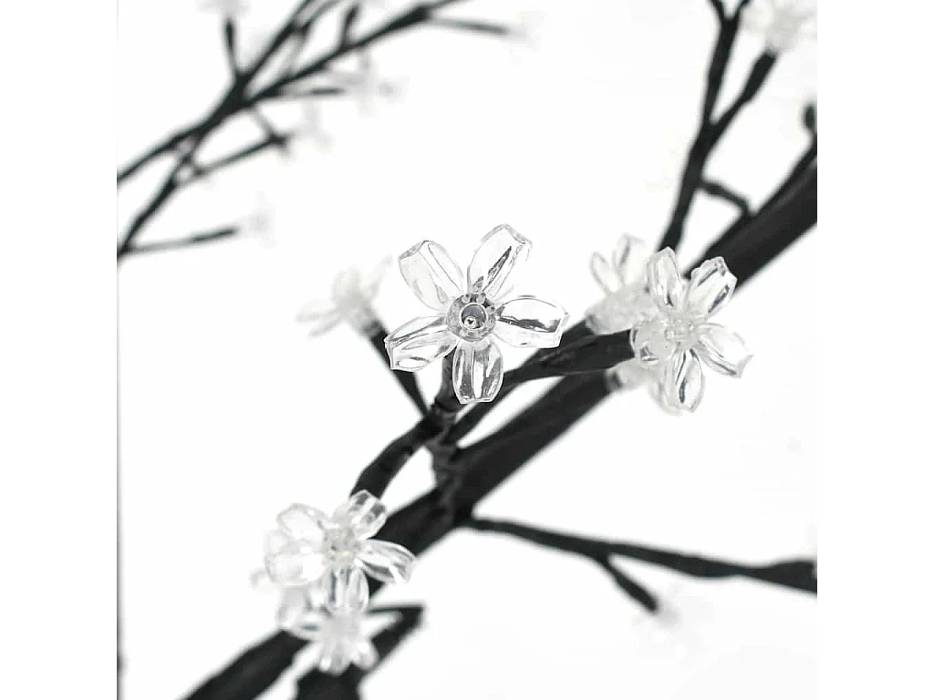 Sapin de Noël 600 LED bleues Cerisier en fleurs 300 cm