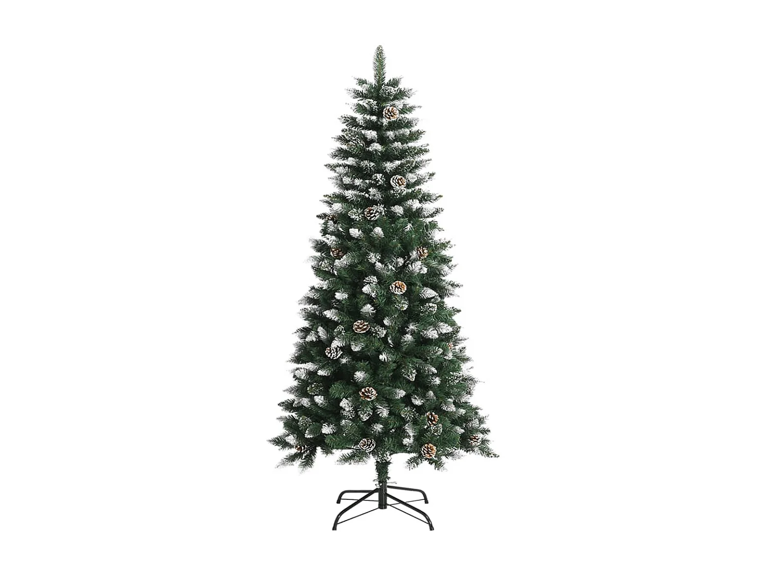 Sapin de Noël artificiel avec support Vert 120 cm PVC