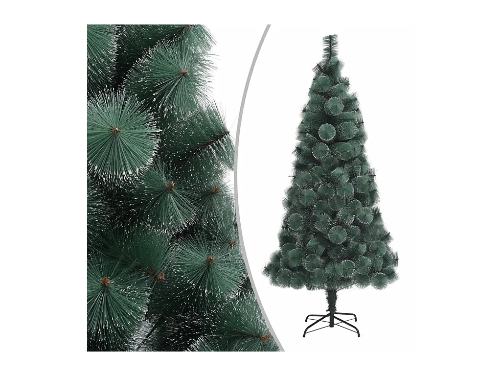 Sapin de Noël artificiel avec support Vert 240 cm PET