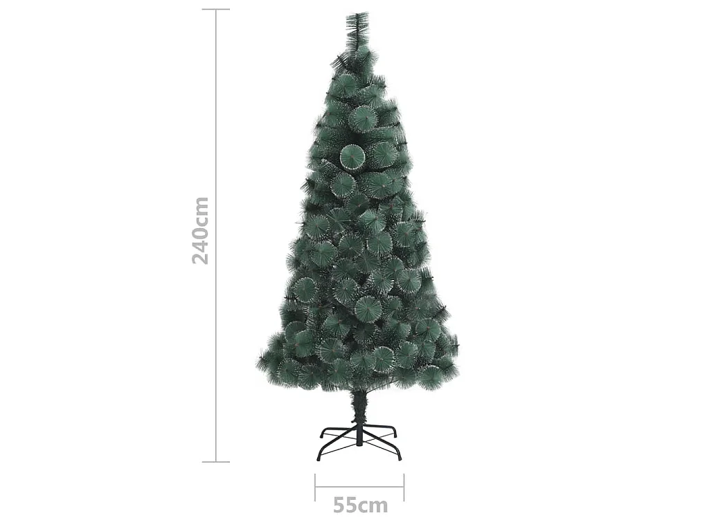 Kunstkerstboom met standaard 240 cm PET groen