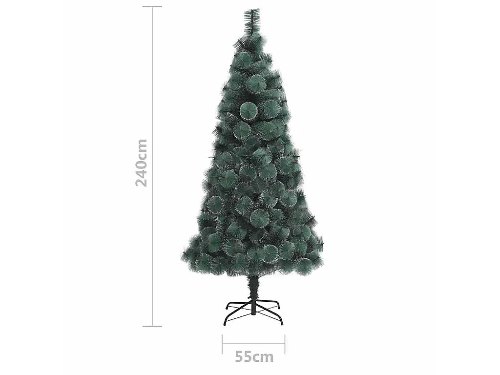 Kunstkerstboom met standaard 240 cm PET groen