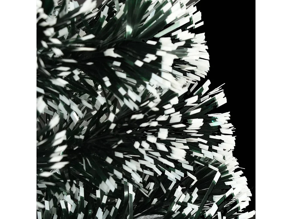 Weihnachtsbaum mit Beleuchtung und Ständer 120 cm Glasfaser