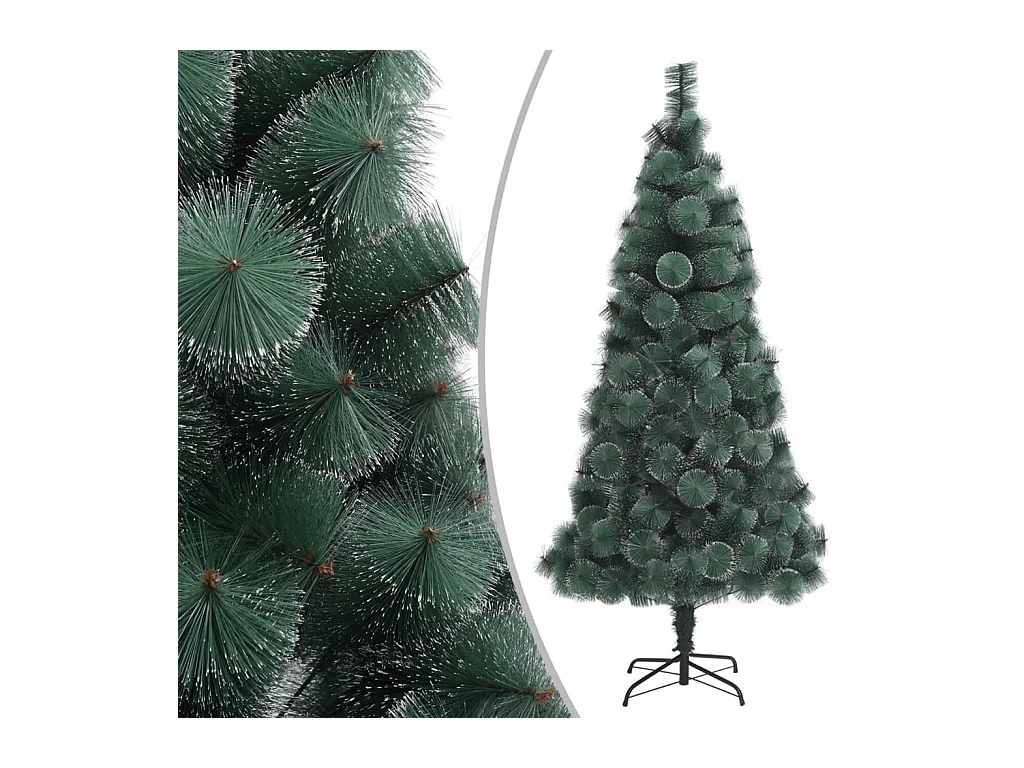 Sapin de Noël artificiel avec support Vert 120 cm PET