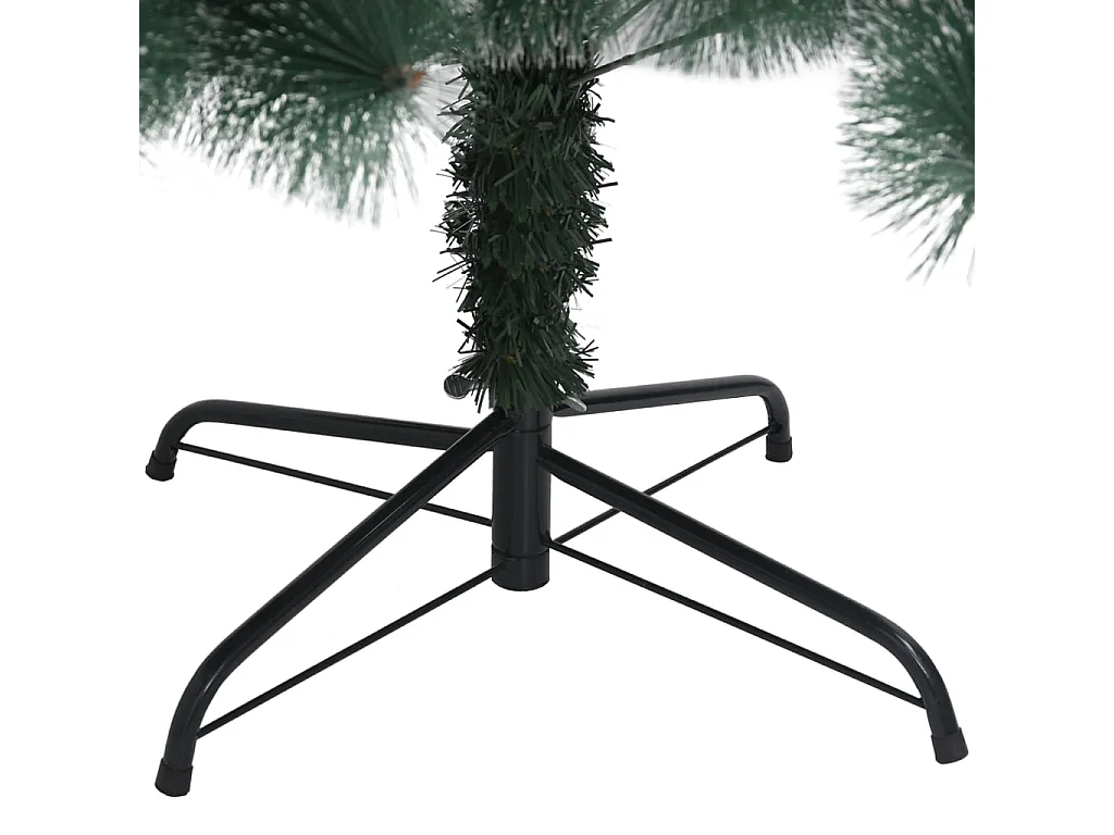 Árbol de Navidad artificial con soporte verde PET 120 cm