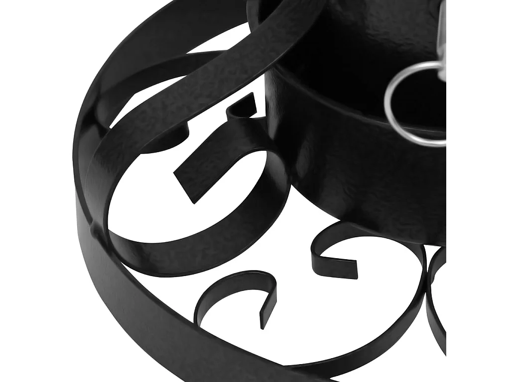 Support de sapin de Noël Noir 29x29x15,5 cm